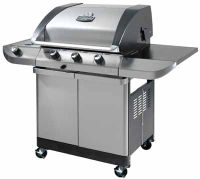 Gas grills are a popular method for grilling.