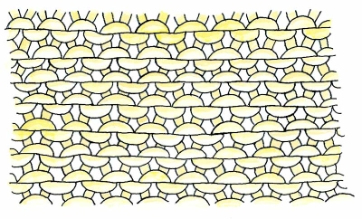 Reverse Stockinette Stitch (Purl Side)