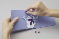 Place dots on the foam.