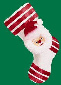 Santa Claus Stocking is a great Christmas craft that kids can do themselves.