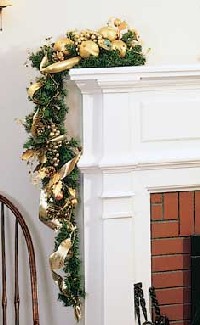 Christmas Mantel Topper