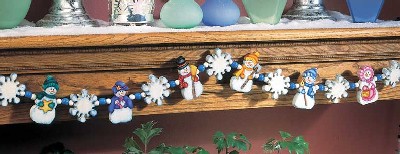 A Lovely Assortment of Snow People Garland