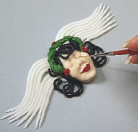Angelic Clay Ornaments