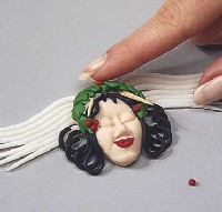 Angelic Clay Ornaments