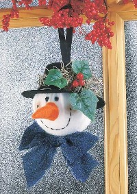 Jolly Holly Snowman Ornament