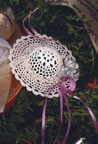 Hats Off to the Holidays Victorian Christmas Ornament.