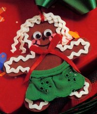 The easy-to-make Gingerbread Kid Ornament.