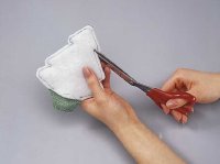 Trim and clip the branches of your Christmas tree ornament.