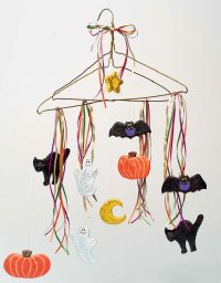 Create a Halloween mobile for your kids to enjoy all month long.