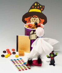 Send kids home with a ghostly goodie bag when throwing a Halloween party.