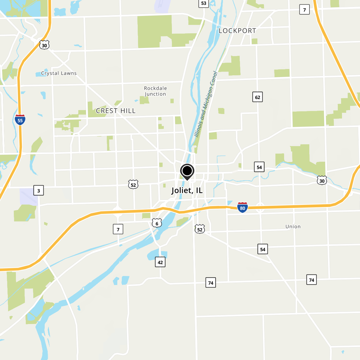 Joliet, IL Map & Directions - MapQuest