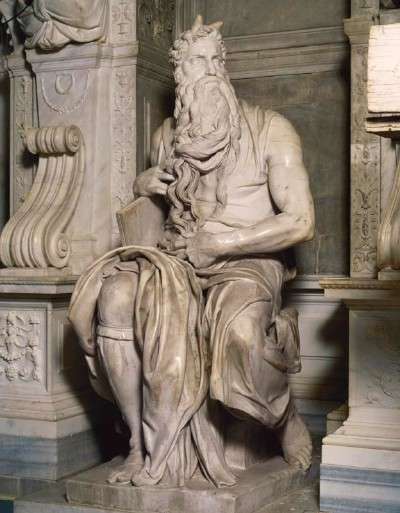 Michelangelo's Moses from the Tomb of Pope Julius II