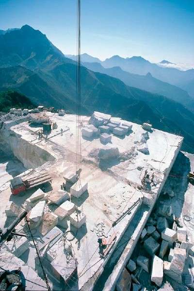 Marble Quarry at Cararra