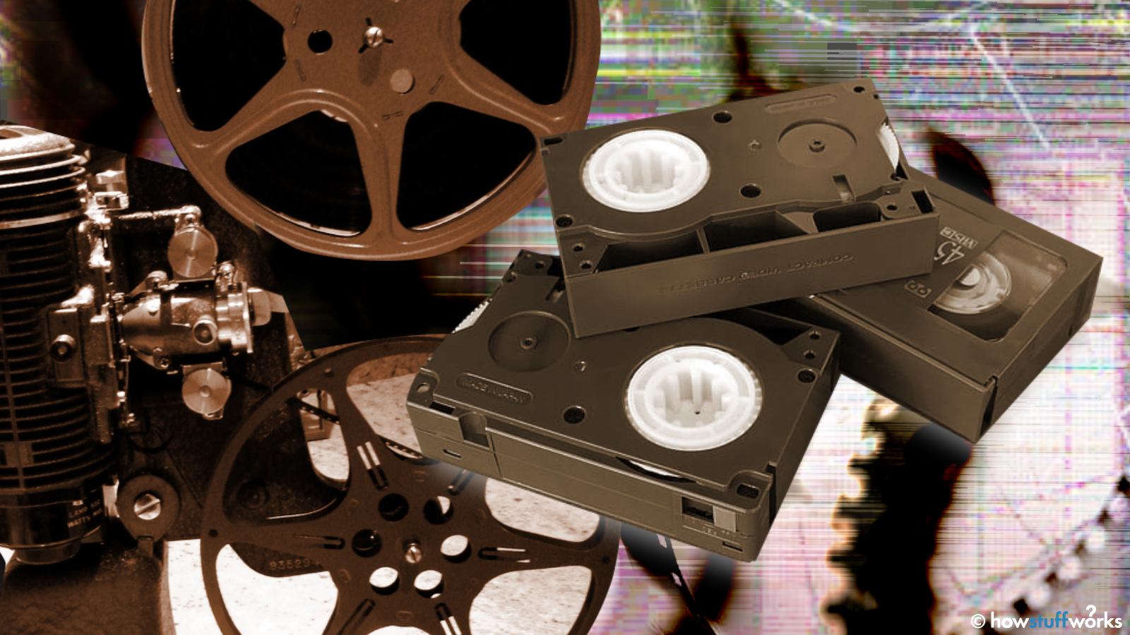 Vintage 8mm Film Reels Of Home Movies History And Memories Stock