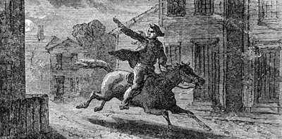 What happened to the two other men on Paul Revere’s ride?