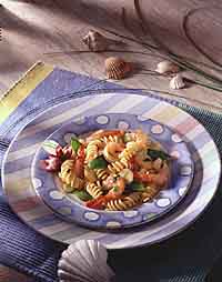 Shrimp & Snow Peas with Rotini Shrimp & Snow Peas with Rotini