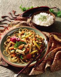 Ginger-Mint Stir-Fry Chicken Ginger-Mint Stir-Fry Chicken