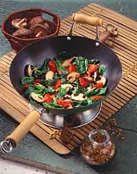 Spinach and Mushroom Stir-Fry Spinach and Mushroom Stir-Fry