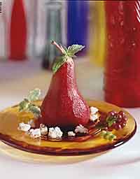 Minted Pear with Gorgonzola Minted Pear with Gorgonzola