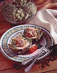 Pepper-Stuffed Artichoke Pepper-Stuffed Artichoke