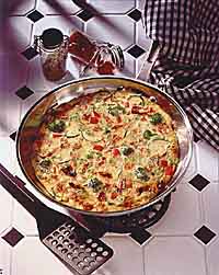 Zucchini-Tomato Frittata Zucchini-Tomato Frittata
