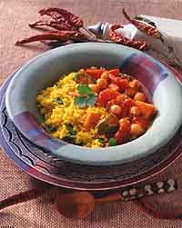 Spicy African Chickpea and Sweet Potato Stew Spicy African Chickpea and Sweet Potato Stew