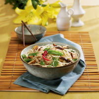 Asian Noodles with Vegetables and Chicken Asian Noodles with Vegetables and Chicken