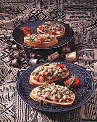 Rosemary-Roasted Vegetable Crostini Rosemary-Roasted Vegetable Crostini