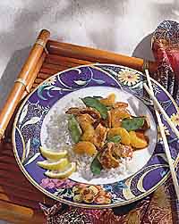 Stir-Fried Pork with Oranges and Snow Peas Stir-Fried Pork with Oranges and Snow Peas