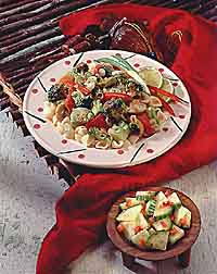 Peanut Sauce over Vegetables and Pasta Peanut Sauce over Vegetables and Pasta