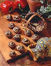Pesto-Stuffed Mushrooms Pesto-Stuffed Mushrooms