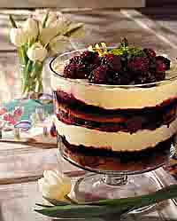 Blackberry Lemon Cheesecake Trifle Blackberry Lemon Cheesecake Trifle