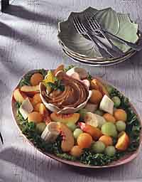 Summer Fruits with Peanut Butter-Honey Dip Summer Fruits with Peanut Butter-Honey Dip