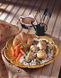 Tarragon Scallops & Zucchini Tarragon Scallops & Zucchini