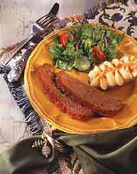 Mediterranean Microwave Meat Loaf Mediterranean Microwave Meat Loaf