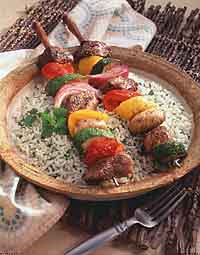 Lemon-Garlic Shish Kabobs Lemon-Garlic Shish Kabobs