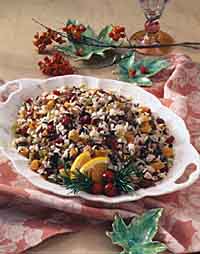Wild Rice with Dried Apricots and Cranberries Wild Rice with Dried Apricots and Cranberries