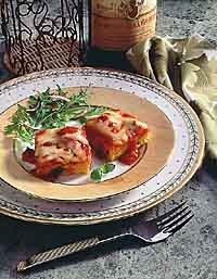 Polenta Squares with Chunky Tomato Sauce Polenta Squares with Chunky Tomato Sauce