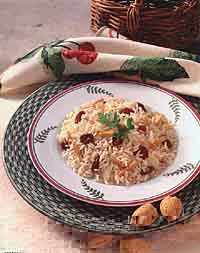 Rice Pilaf with Dried Cherries and Almonds Rice Pilaf with Dried Cherries and Almonds