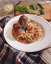 Creole Chicken Thighs & Rice Creole Chicken Thighs & Rice