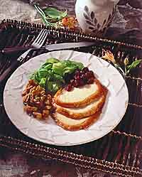 Roast Capon with Fruit and Nut Stuffing Roast Capon with Fruit and Nut Stuffing