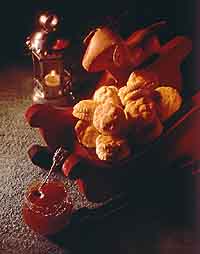 Festive Cornmeal Biscuits Festive Cornmeal Biscuits
