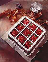 Pretty Poinsettia Cake Pretty Poinsettia Cake