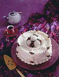 Pink and White Posies Cake Pink and White Posies Cake