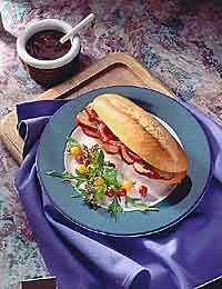 Barbecued Pork Tenderloin Sandwich Barbecued Pork Tenderloin Sandwich