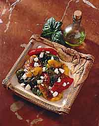 Grilled Tri-Colored Pepper Salad Grilled Tri-Colored Pepper Salad