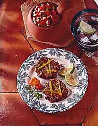 Black Bean Cakes with Salsa Cruda Black Bean Cakes with Salsa Cruda