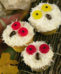 Snowy Owl Cupcakes Snowy Owl Cupcakes