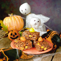 Candy Corn Crispie Treats Candy Corn Crispie Treats