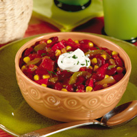 Double-Hearty, Double-Quick Veggie Chili Double-Hearty, Double-Quick Veggie Chili
